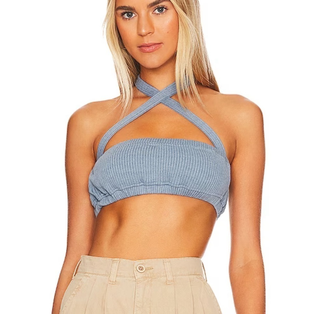 0305 - WEWOREWHAT The Halter Bra Top XS - Picture 1 of 3